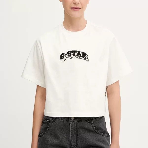 G-Star Βαμβακερό μπλουζάκι G-Star Back embro