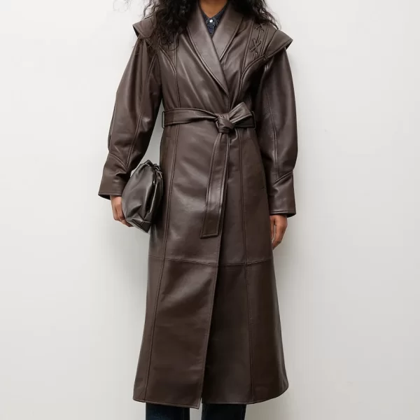 Δερμάτινο παλτό Answear.LAB LILLIAN