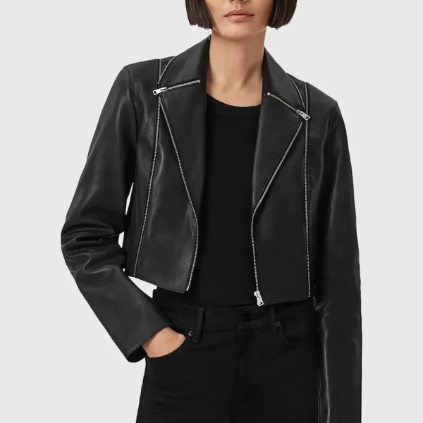 Δερμάτινο μπουφάν AllSaints LANDERS