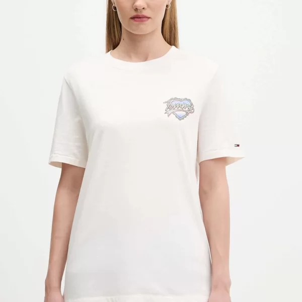 TOMMY JEANS Βαμβακερό μπλουζάκι Tommy Jeans