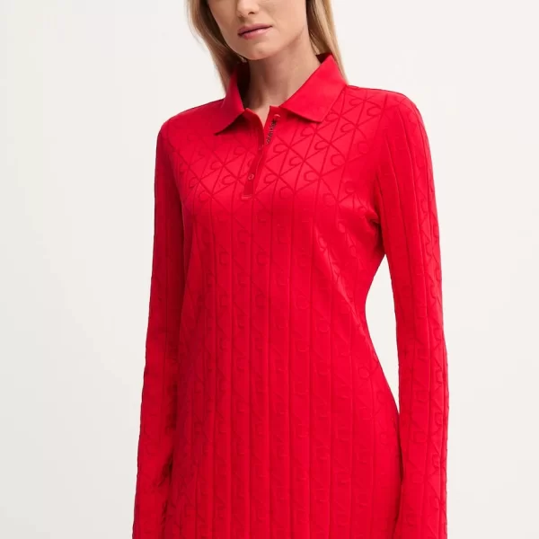 Calvin Klein Jeans Βαμβακερό φόρεμα Calvin Klein Jeans