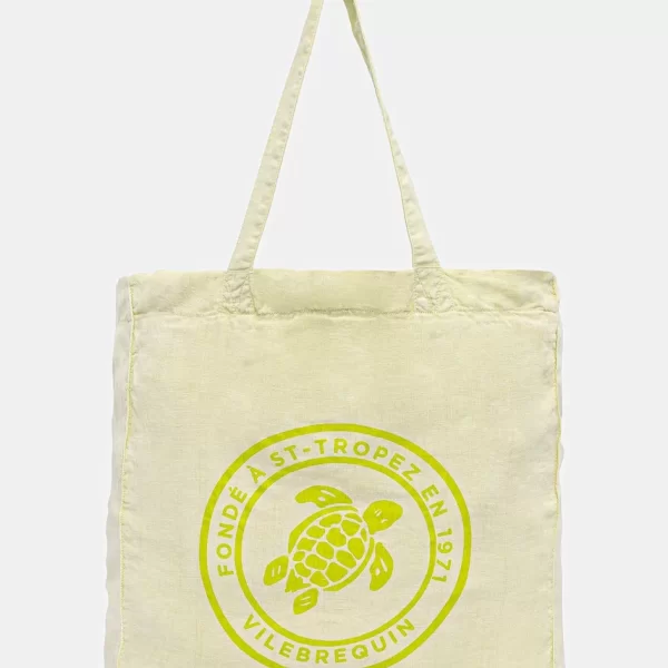 Λινή τσάντα παραλίας Vilebrequin BABEL