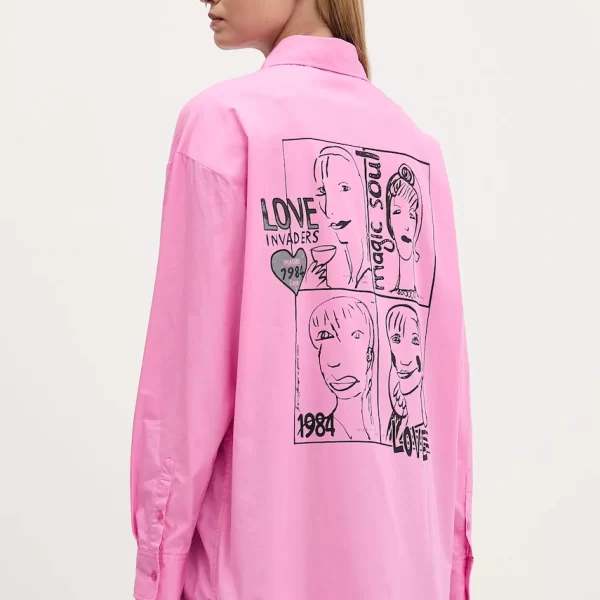 Βαμβακερό πουκάμισο Desigual GIRLS