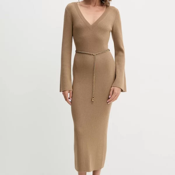 Φόρεμα με προσθήκη μαλλιού MICHAEL Michael Kors