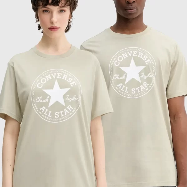 Converse Βαμβακερό μπλουζάκι Converse