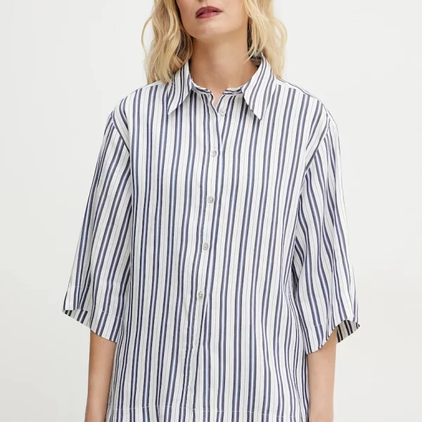 Πουκάμισο με μείγμα από λινό Marella MANNA