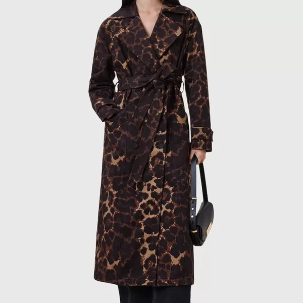 AllSaints Βαμβακερό παλτό AllSaints ABEL