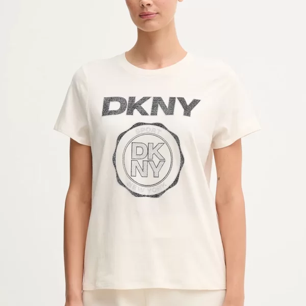 DKNY Βαμβακερό μπλουζάκι Dkny
