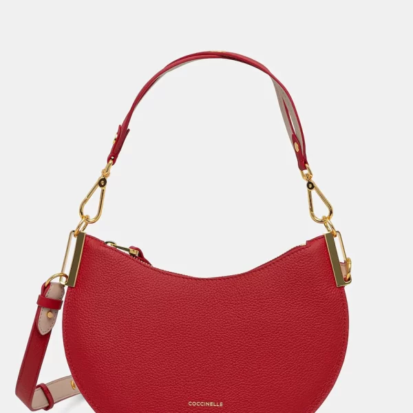 Coccinelle Δερμάτινη τσάντα Coccinelle COCCINELLESUNUP