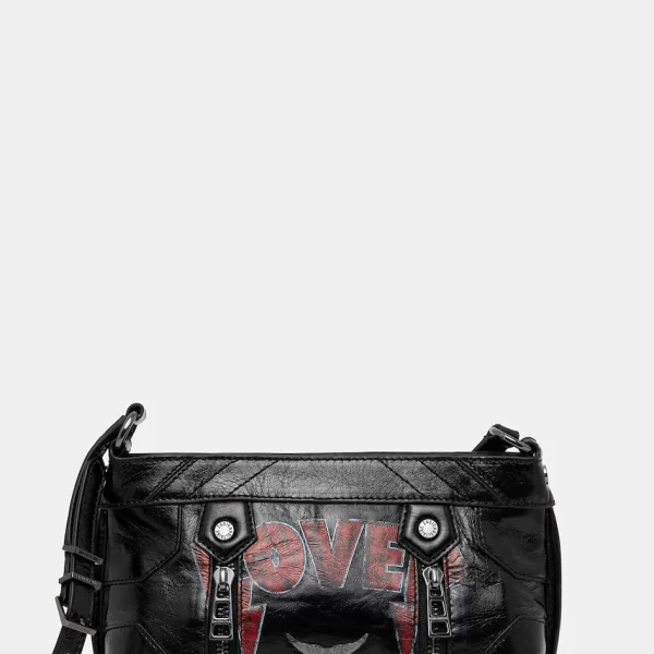 Zadig & Voltaire Δερμάτινη τσάντα ZADIG&VOLTAIRE SUNNY MOOD PUNK