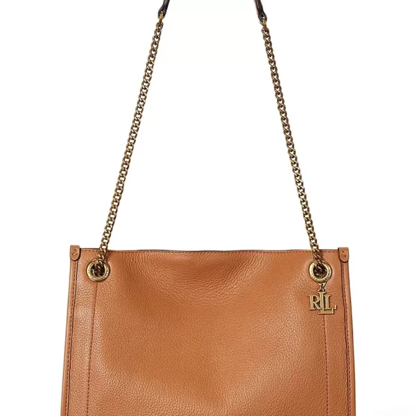 Δερμάτινη τσάντα Lauren Ralph Lauren