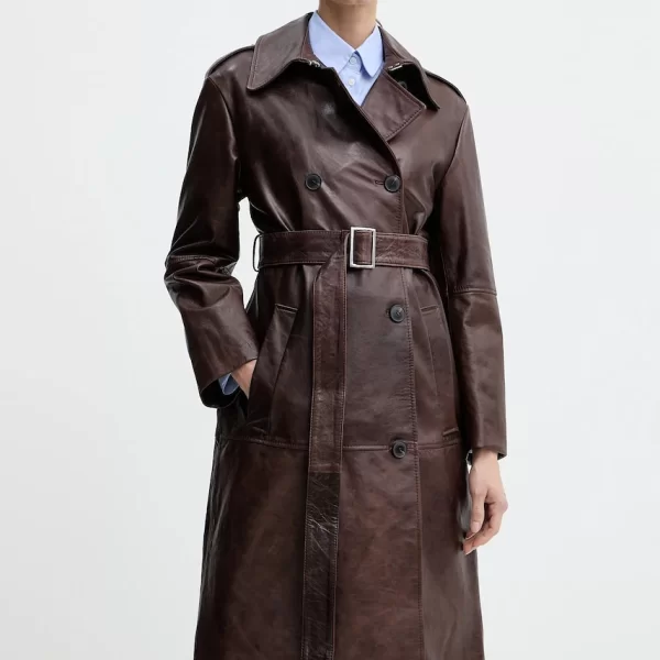 Δερμάτινο παλτό MAX&Co.