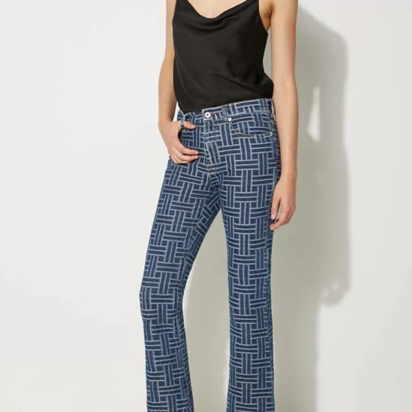 Τζιν παντελόνι Kenzo Bara Cropped Fit Jeans