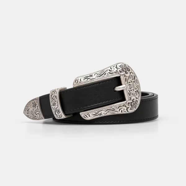 Δερμάτινη ζώνη Kenzo 20 mm Western Belt