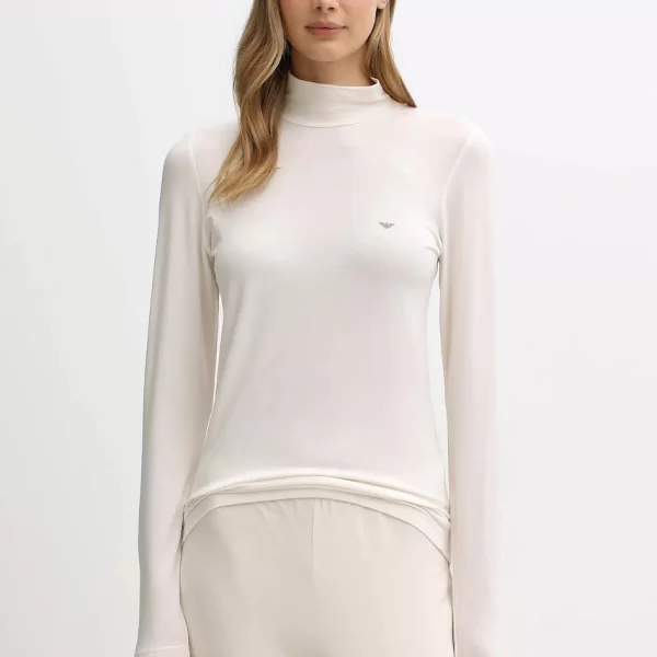 EMPORIO ARMANI UNDERWEAR Μακρυμάνικη μπλούζα με προσθήκη μαλλιού Emporio Armani Underwear