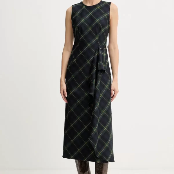 LUISA SPAGNOLI Φόρεμα με προσθήκη μαλλιού Luisa Spagnoli