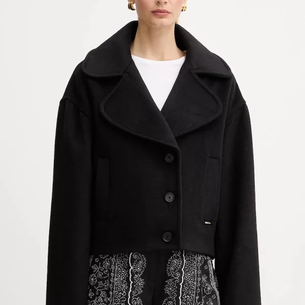 Παλτό με προσθήκη μαλλιού Just Cavalli