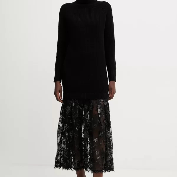 Φόρεμα με προσθήκη μαλλιού Ermanno Firenze