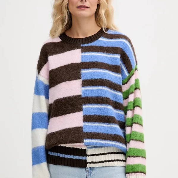 Πουλόβερ με προσθήκη μαλλιού Stine Goya