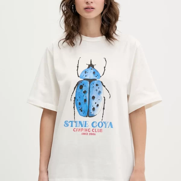 Βαμβακερό μπλουζάκι Stine Goya 0