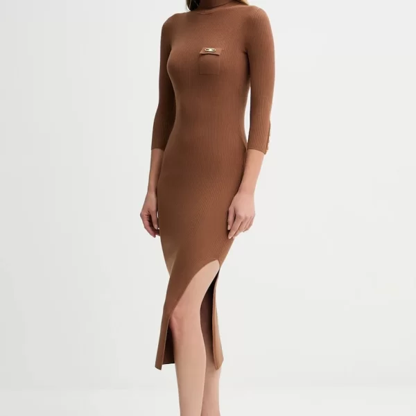 ELISABETTA FRANCHI Φόρεμα με προσθήκη μεταξιού Elisabetta Franchi