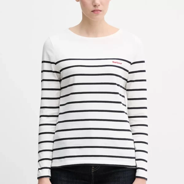 Βαμβακερή μπλούζα με μακριά μανίκια Barbour BRADLEY