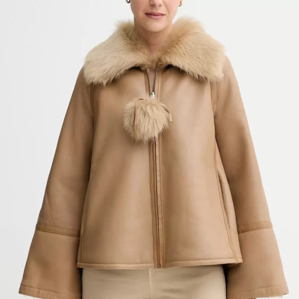 Δερμάτινο μπουφάν διπλής όψης By Malene Birger ODELLIES