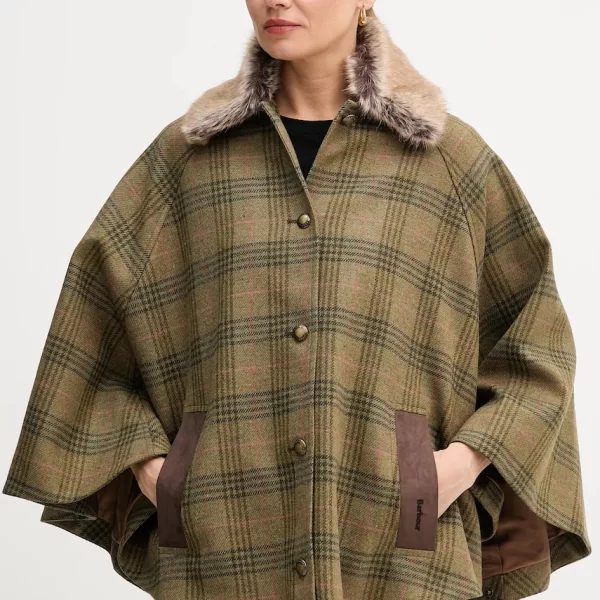 BARBOUR Μάλλινο πόντσο Barbour LILY