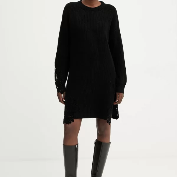 Φόρεμα με προσθήκη μαλλιού Pinko