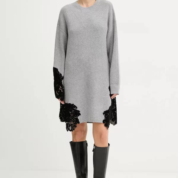 Φόρεμα με προσθήκη μαλλιού Pinko