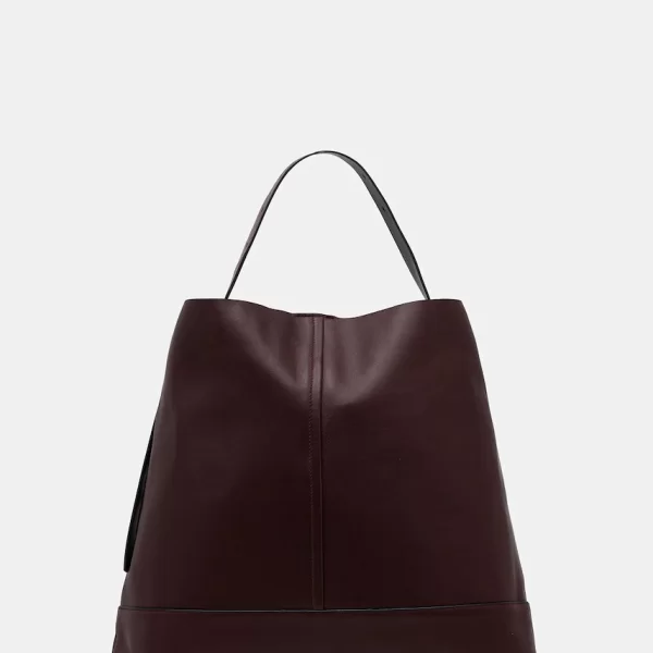 AllSaints Δερμάτινη τσάντα AllSaints ASHA