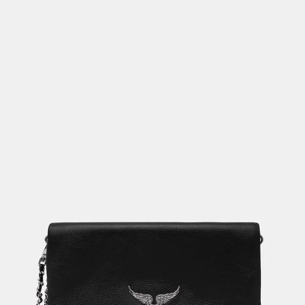 Δερμάτινη τσάντα ZADIG&VOLTAIRE ROCK GRAINED LEATHER