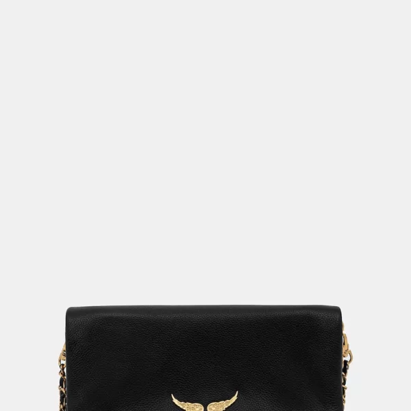 Δερμάτινη τσάντα ZADIG&VOLTAIRE ROCK GRAINED LEATHER