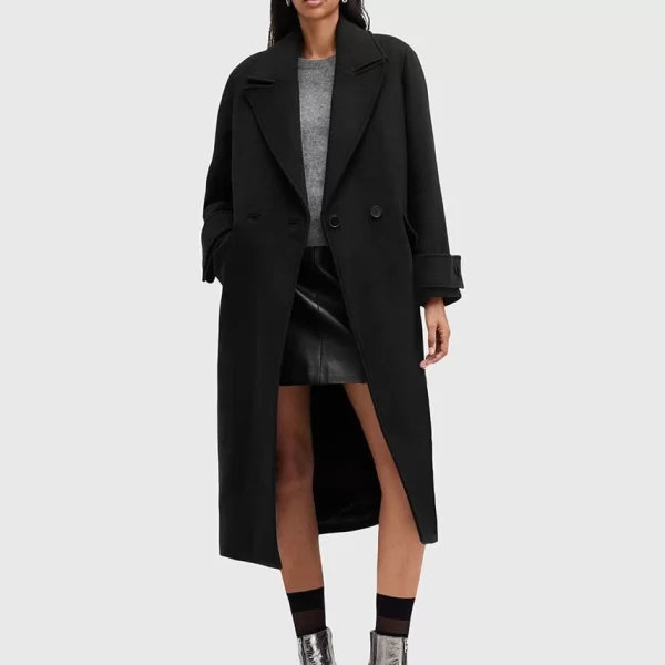 Παλτό από μείγμα μαλλιού AllSaints MABEL COAT