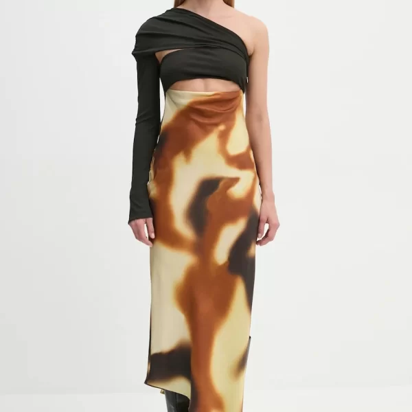 Μεταξωτό φόρεμα Nanushka EIRAH