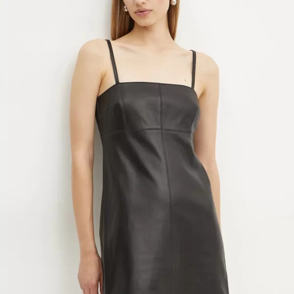 Δερμάτινο φόρεμα MICHAEL Michael Kors