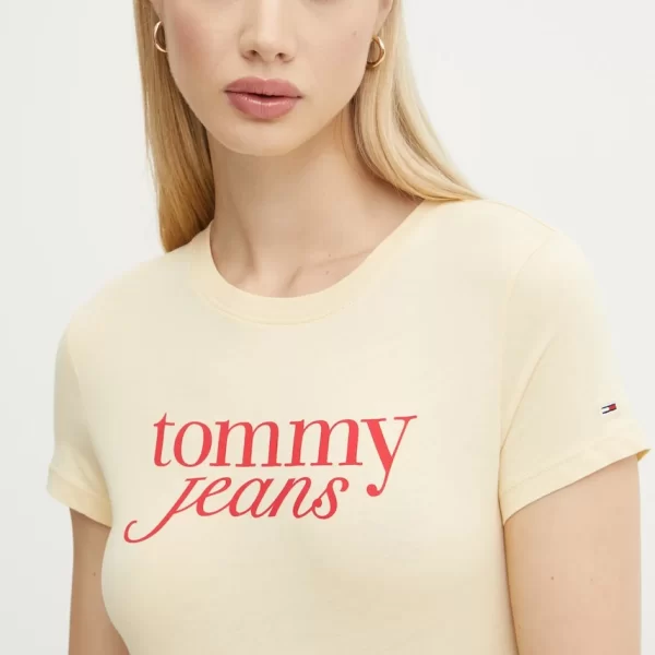 TOMMY JEANS Βαμβακερό μπλουζάκι Tommy Jeans
