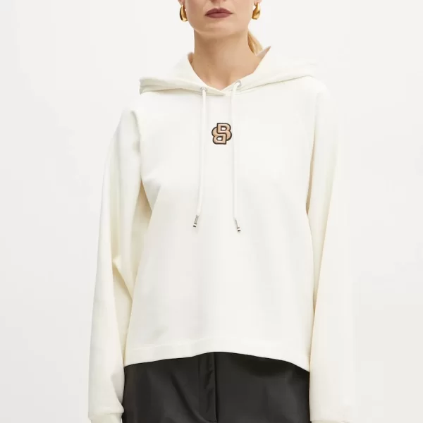 Βαμβακερή μπλούζα BOSS