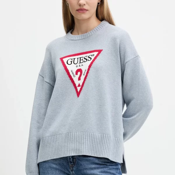 guess jeans Βαμβακερό πουλόβερ Guess Jeans