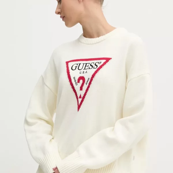 Βαμβακερό πουλόβερ Guess Jeans
