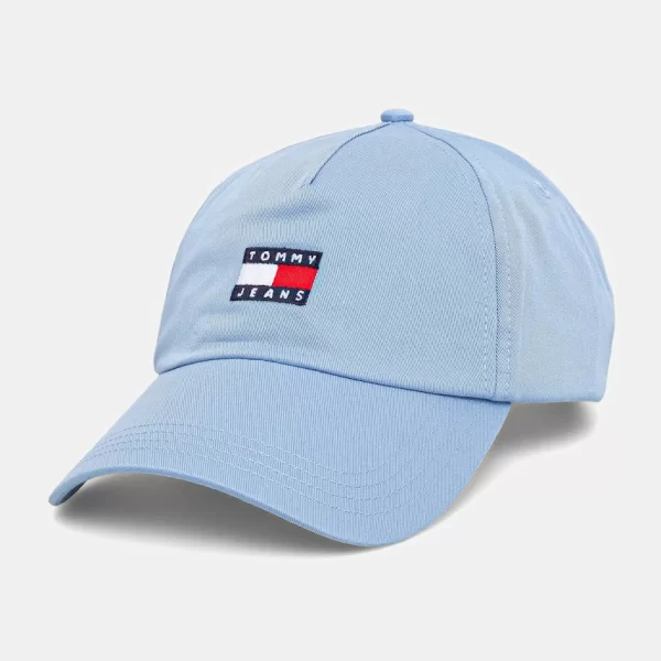 TOMMY JEANS Βαμβακερό καπέλο του μπέιζμπολ Tommy Jeans