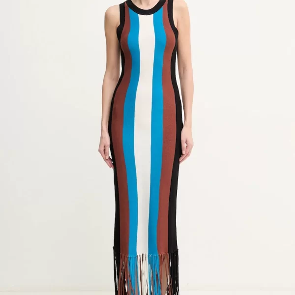 Φόρεμα από λινό μείγμα Silvian Heach RICIAMI