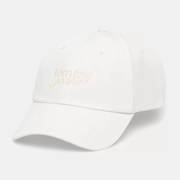 TOMMY JEANS Βαμβακερό καπέλο του μπέιζμπολ Tommy Jeans
