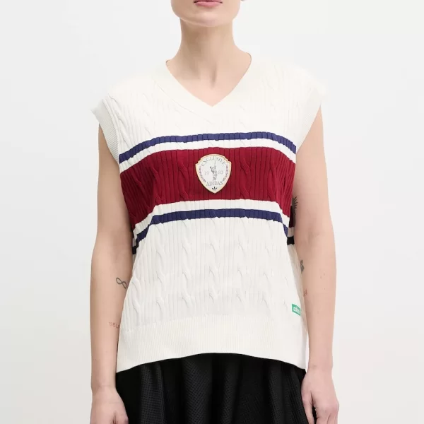 Βαμβακερό γιλέκο adidas Originals Retro