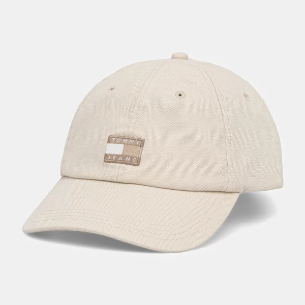 TOMMY JEANS Βαμβακερό καπέλο του μπέιζμπολ Tommy Jeans