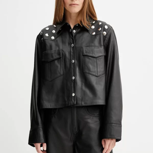 Δερμάτινο μπουφάν Gestuz