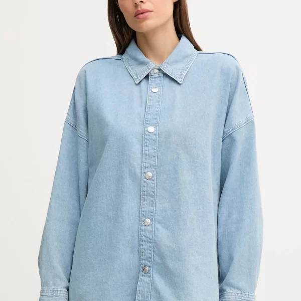 Τζιν πουκάμισο Calvin Klein Jeans