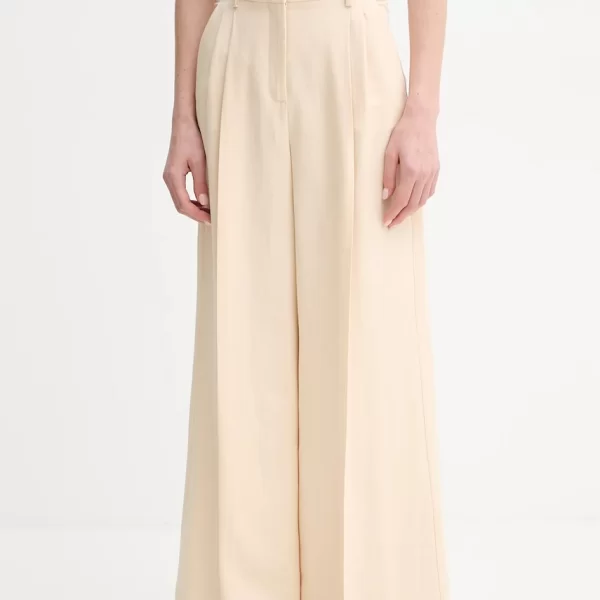 Παντελόνι με λινό μείγμα Weekend Max Mara