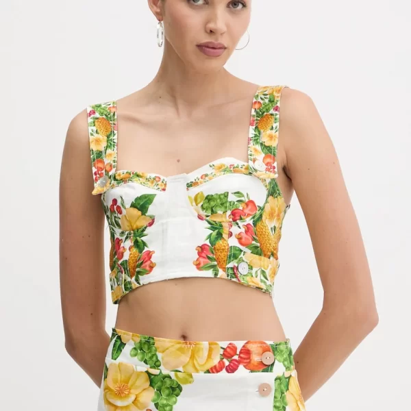 Λευκή μπλούζα Farm Rio