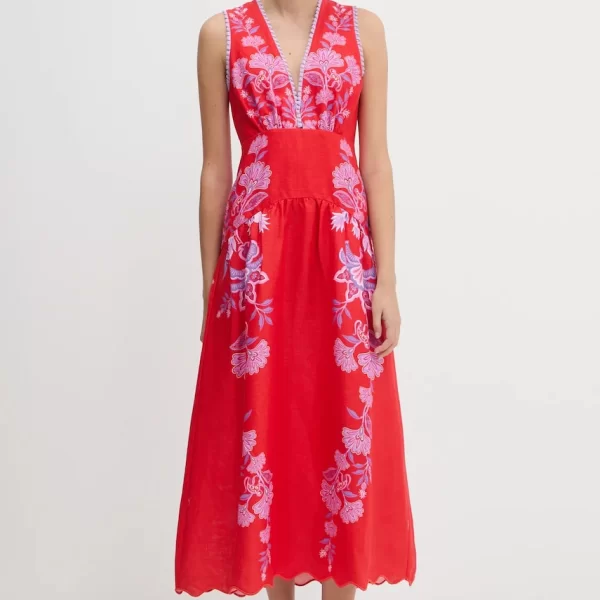 FARM RIO Λινό φόρεμα Farm Rio